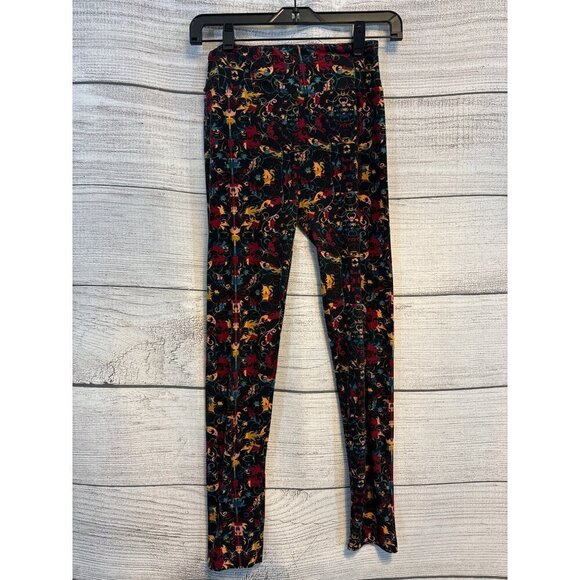 LuLaRoe Vibrant Abstract Leggings OS - Picture 1 of 4